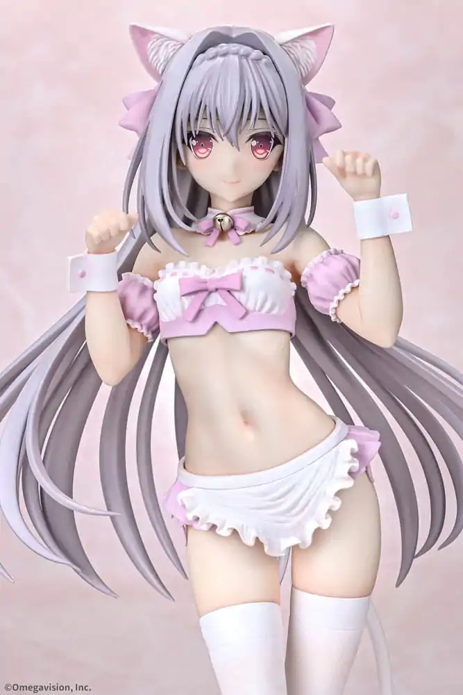 Tsuki ni Yorisou Otome no Sahou statuie PVC 1/6 Luna Sakurakouji Cat Maid Sakura Color Ver. 26 cm poza produsului