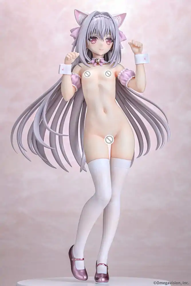 Tsuki ni Yorisou Otome no Sahou statuie PVC 1/6 Luna Sakurakouji Cat Maid Sakura Color Ver. 26 cm poza produsului