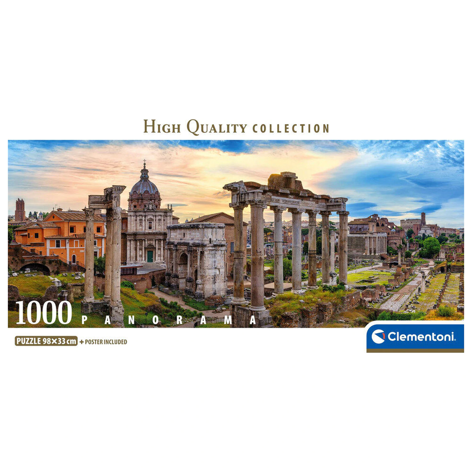 Twilight Over The Eternal Empire panorama puzzle 1000 piese poza produsului