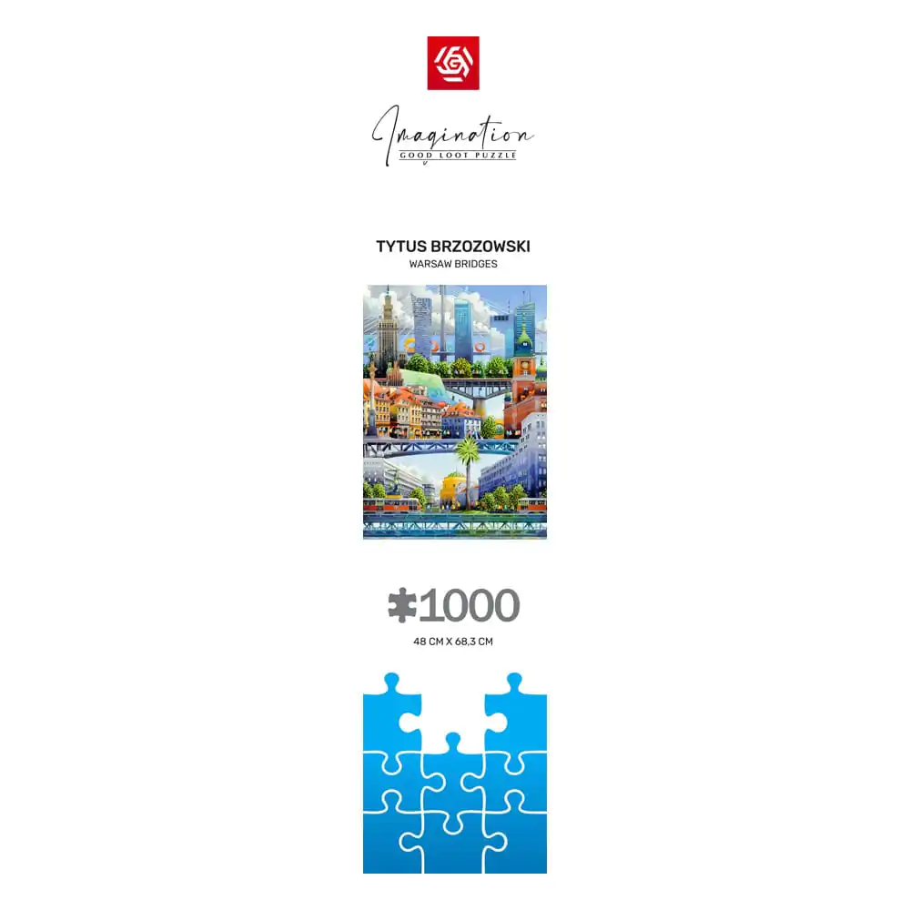 Tytus Brzozowski Imagination Puzzle Poduri Varșovia (1000 piese) poza produsului