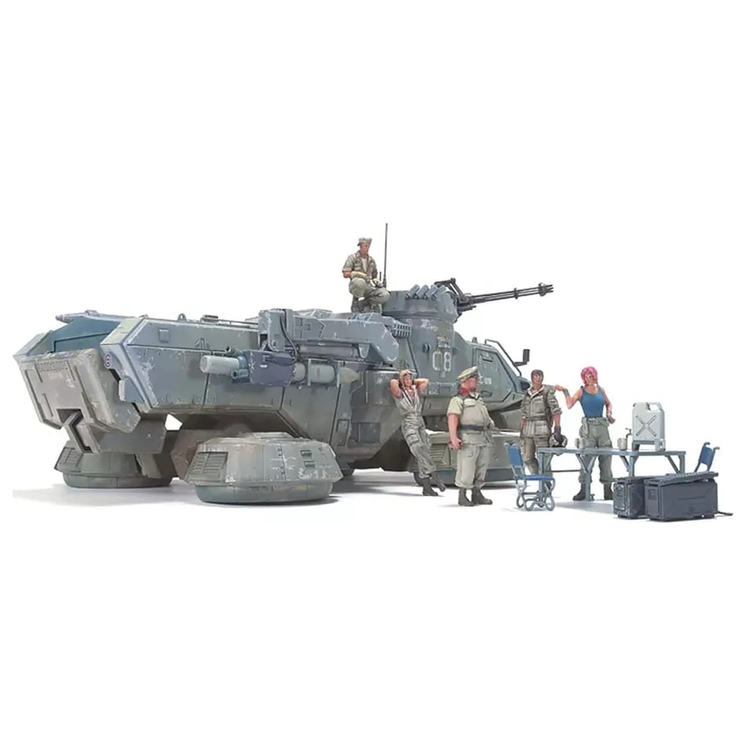 U.C. Hard Graph 1/35 Mobile Suit Gundam Earth Federation Ground Force MS Platoon at Briefing Set poza produsului
