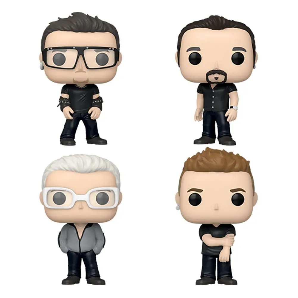 U2 POP! Albume DLX Figurina Vinil Set 4 POP 9 cm poza produsului