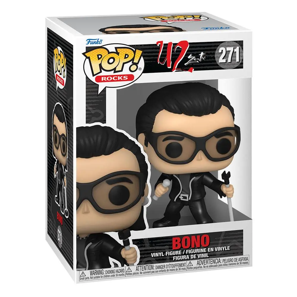 Figurină de vinil U2 POP! Rocks Zoo TV Bono 9 cm poza produsului
