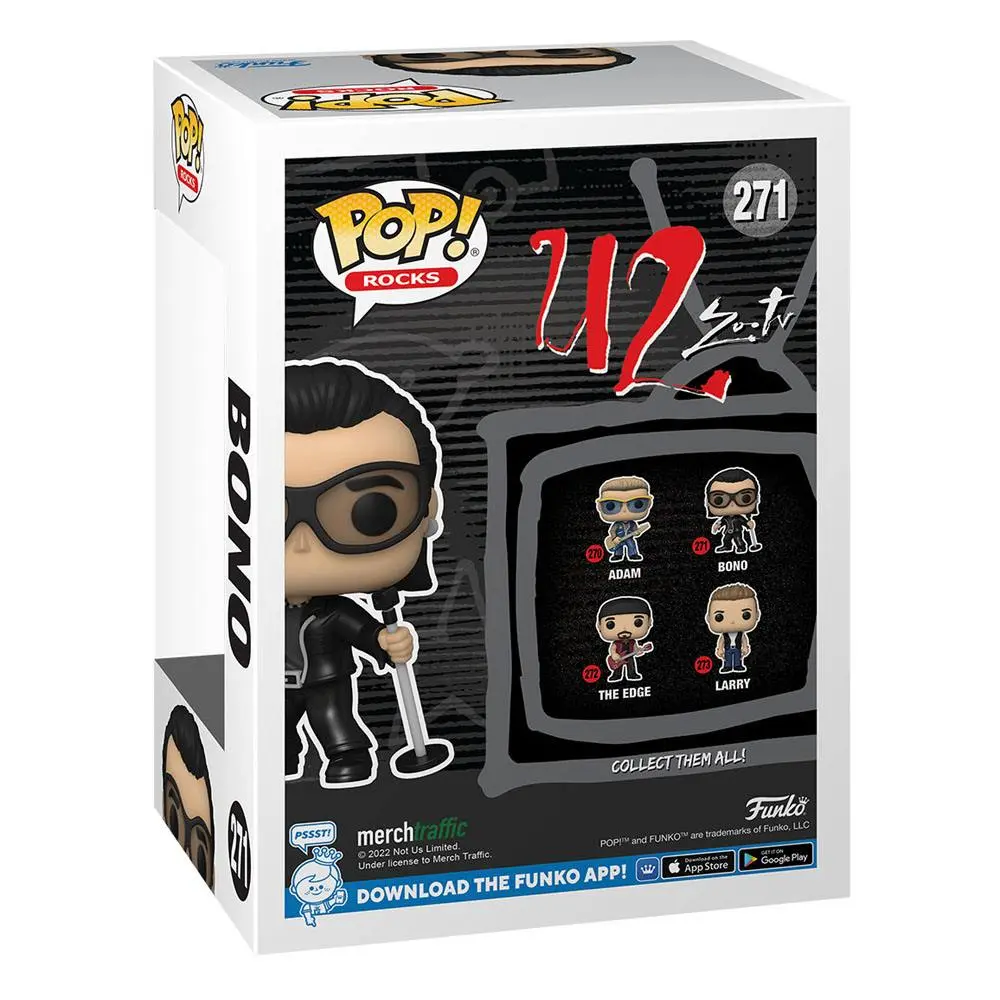 Figurină de vinil U2 POP! Rocks Zoo TV Bono 9 cm poza produsului