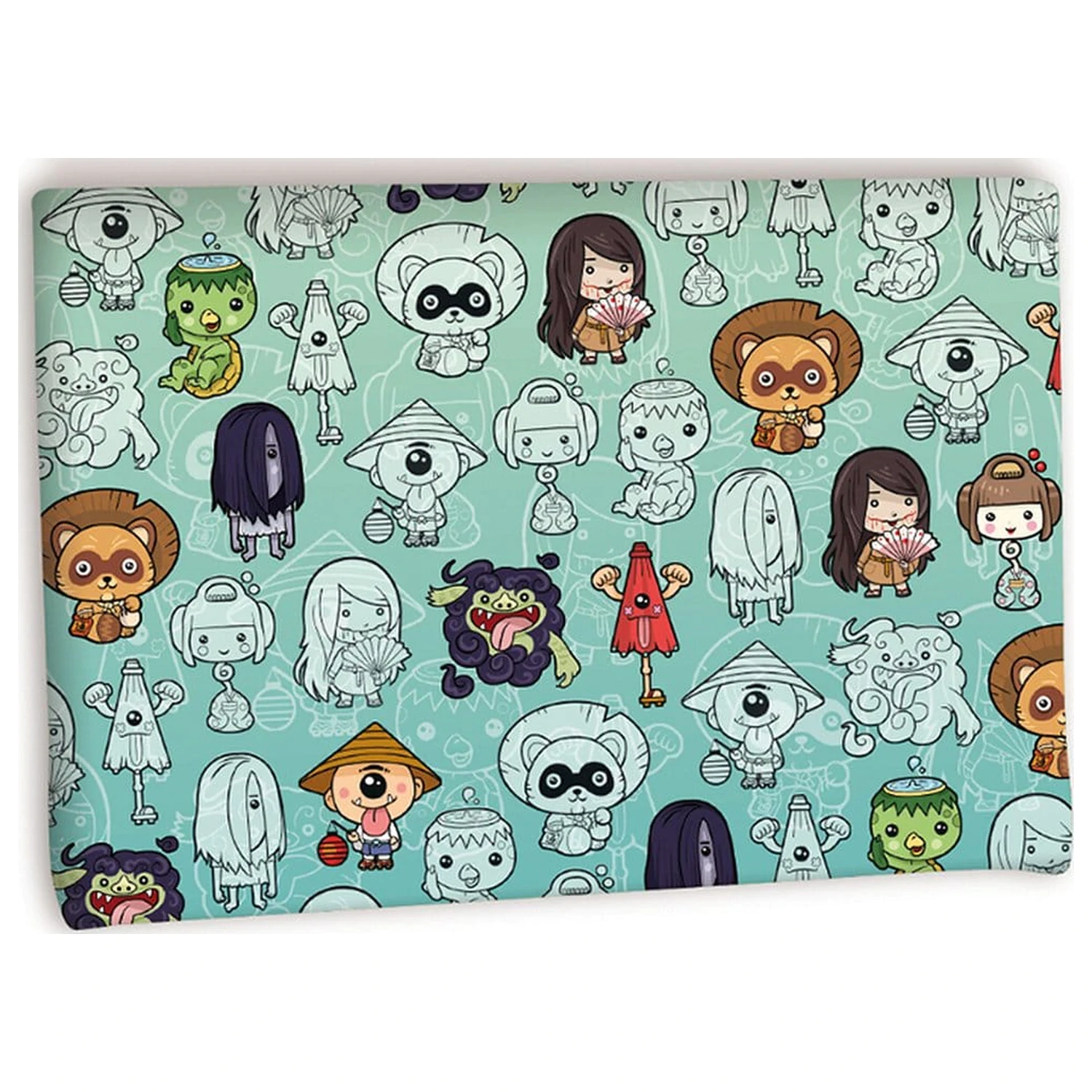 Uchiwa Coperta Manga Yokais 21 x 15 cm poza produsului