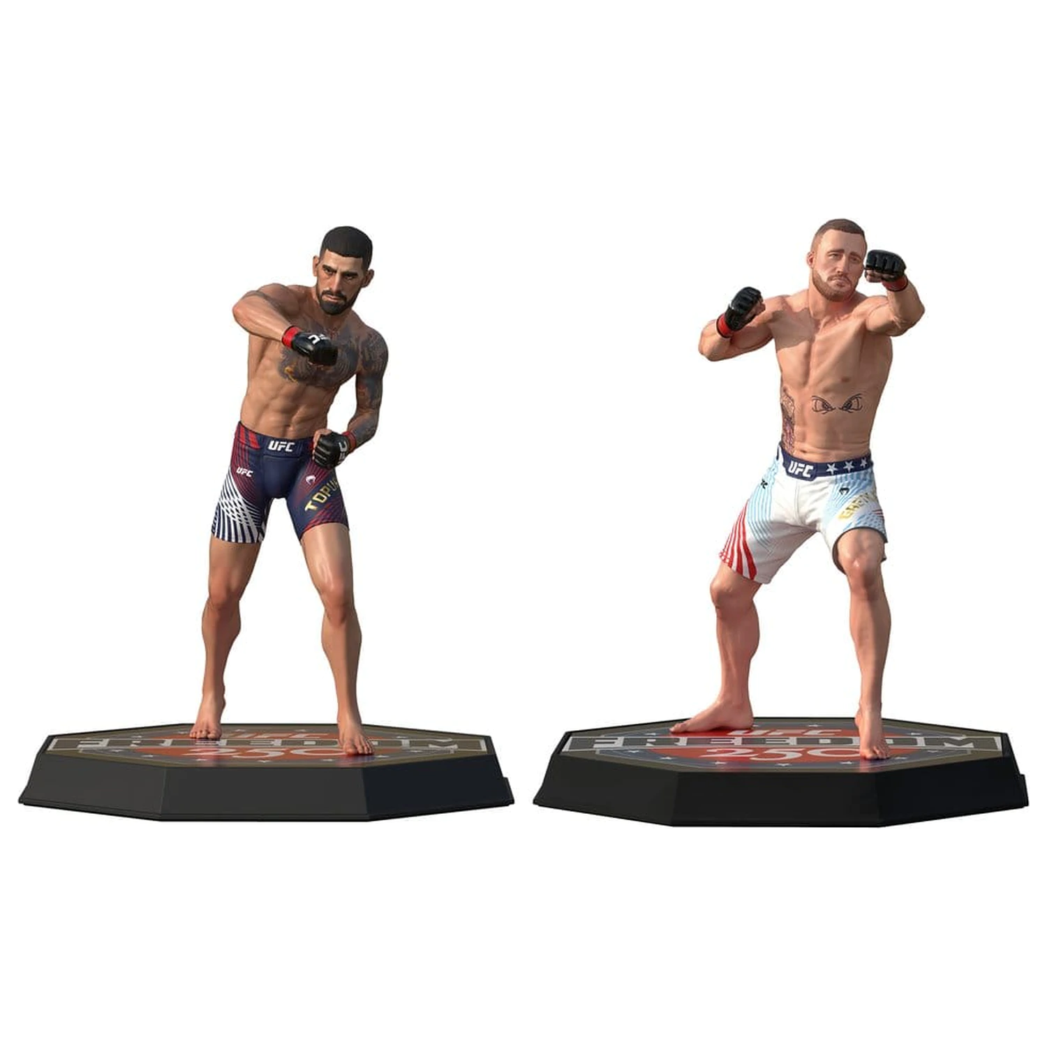 UFC McFarlane’s SportsPicks figurine de acțiune set de 2 Ilia Topuria vs Justin Gaethje (Freedom 250) 18 cm poza produsului
