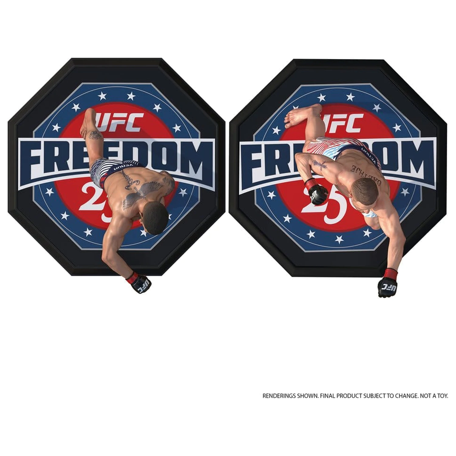 UFC McFarlane’s SportsPicks figurine de acțiune set de 2 Ilia Topuria vs Justin Gaethje (Freedom 250) 18 cm poza produsului