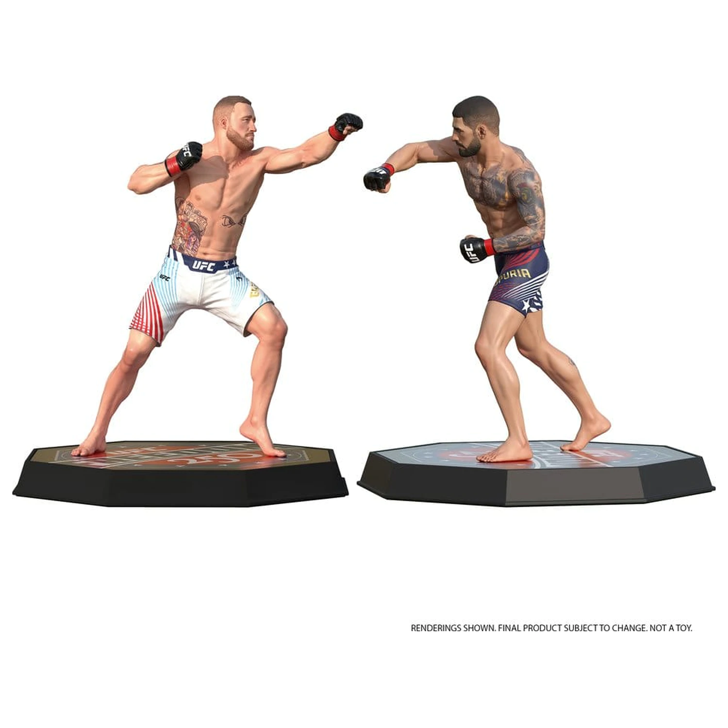 UFC McFarlane’s SportsPicks figurine de acțiune set de 2 Ilia Topuria vs Justin Gaethje (Freedom 250) 18 cm poza produsului
