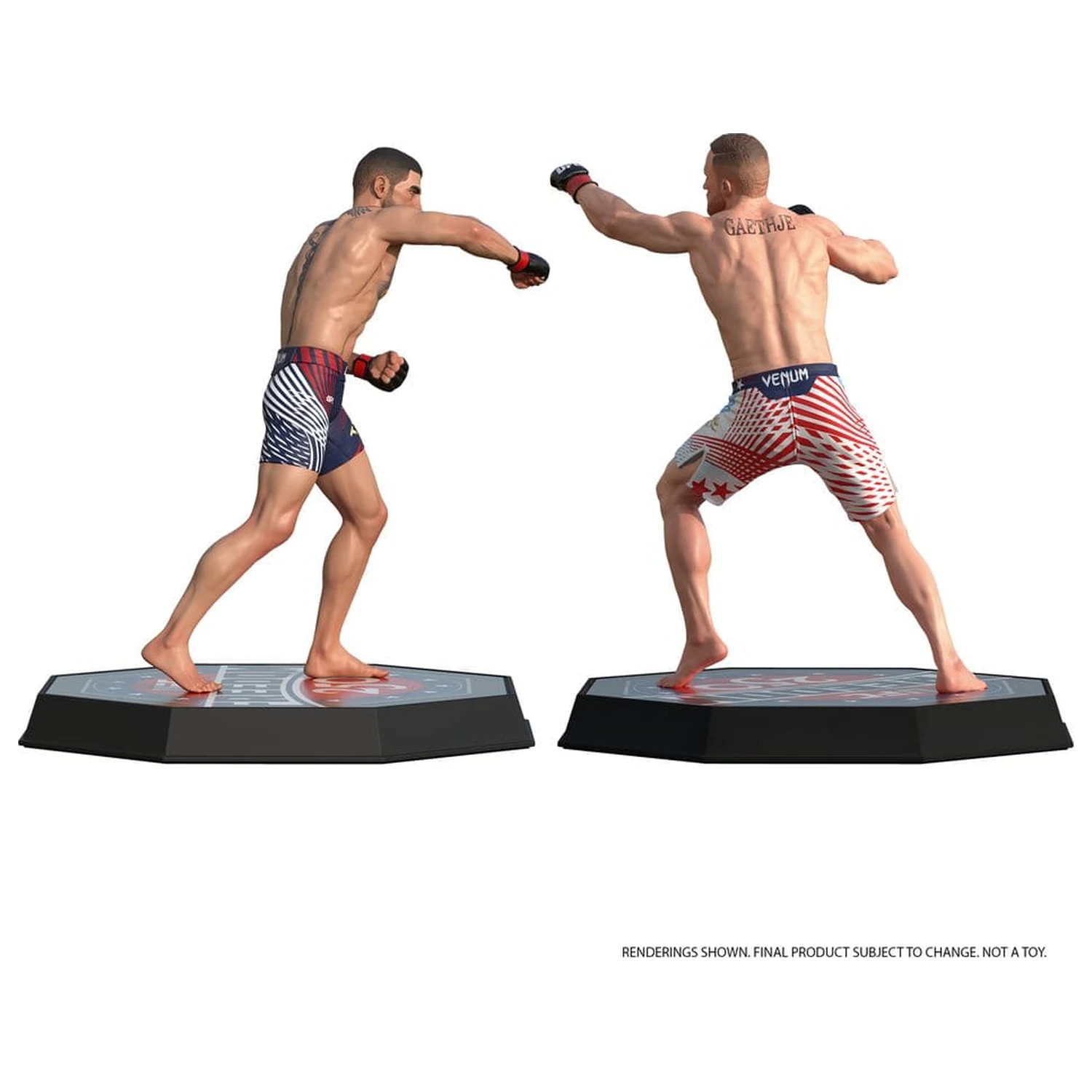 UFC McFarlane’s SportsPicks figurine de acțiune set de 2 Ilia Topuria vs Justin Gaethje (Freedom 250) 18 cm poza produsului