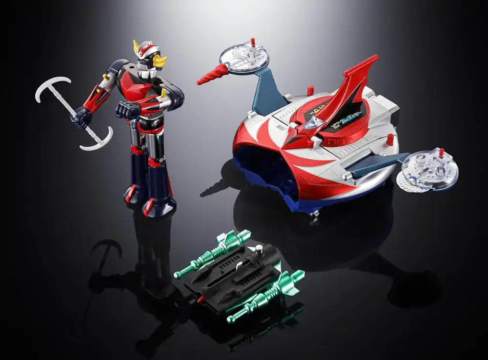 Figurină de acțiune turnată sub presiune Ufo Robo Grendizer Grendizer & UFO Spazer Deluxe 14 cm poza produsului