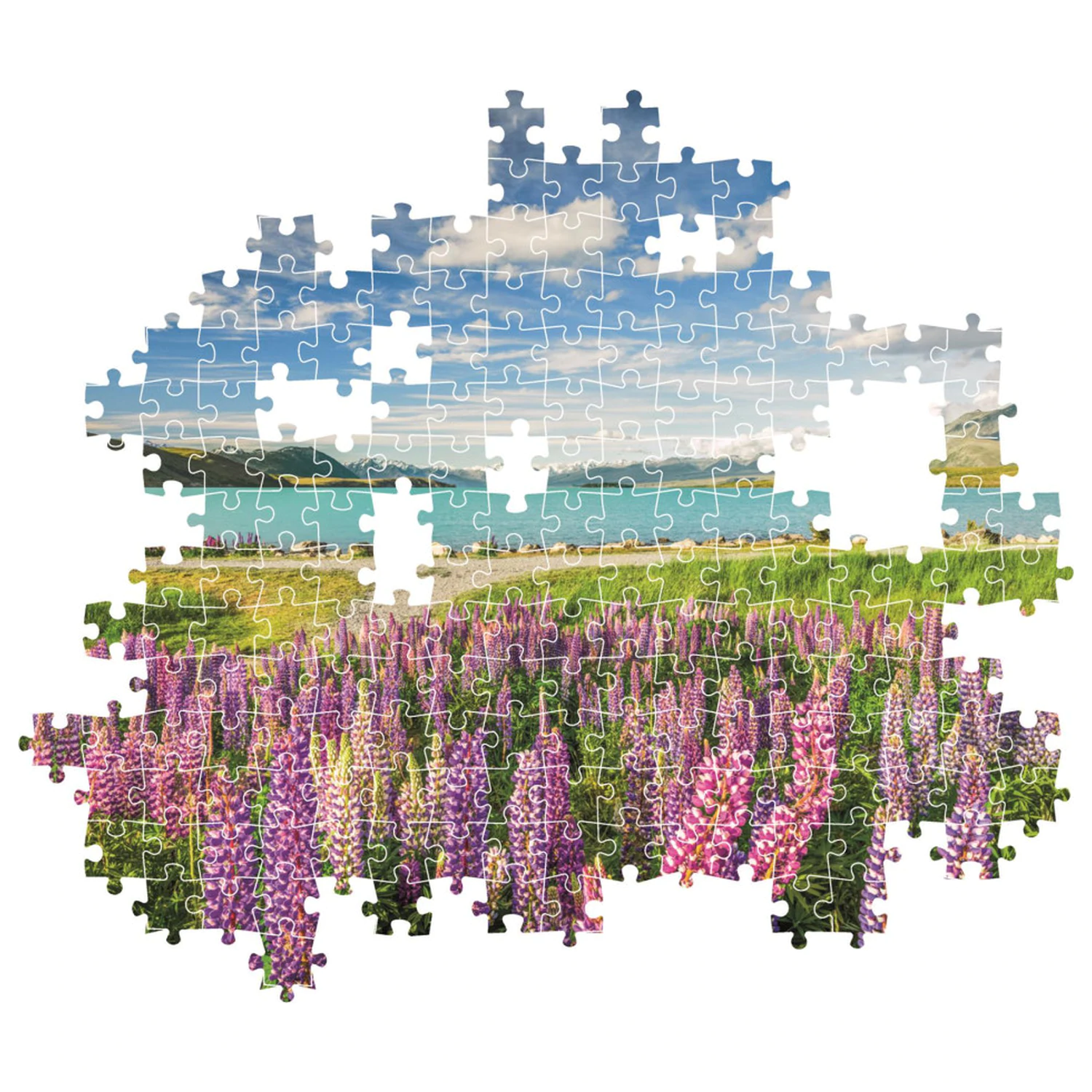 New Zealand Lake Tekapo puzzle de 1500 de piese poza produsului