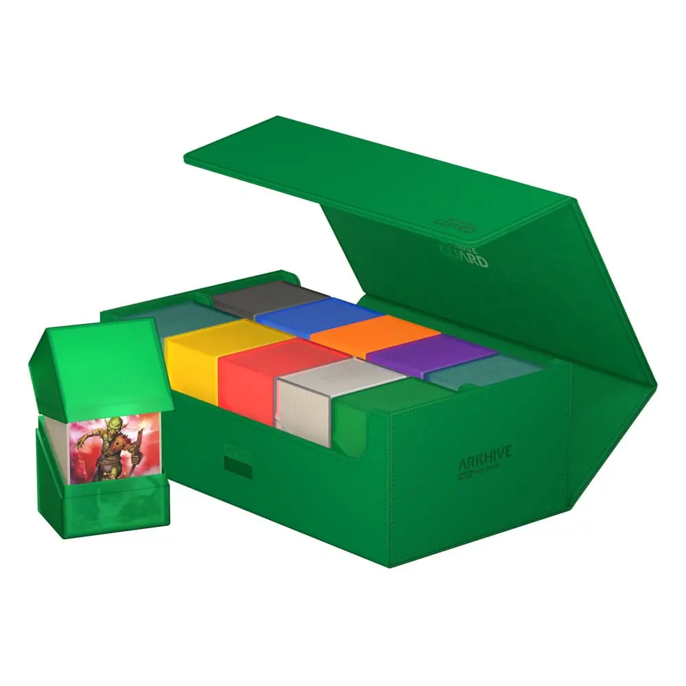 Ultimate Guard Arkhive 800+ XenoSkin Monocolor Verde poza produsului