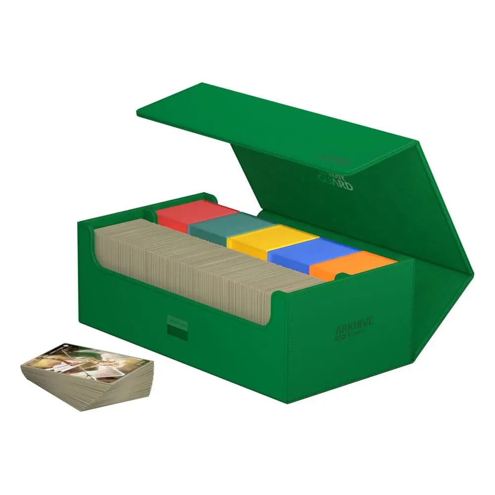 Ultimate Guard Arkhive 800+ XenoSkin Monocolor Verde poza produsului