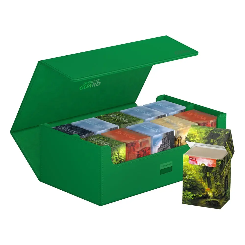 Ultimate Guard Arkhive 800+ XenoSkin Monocolor Verde poza produsului
