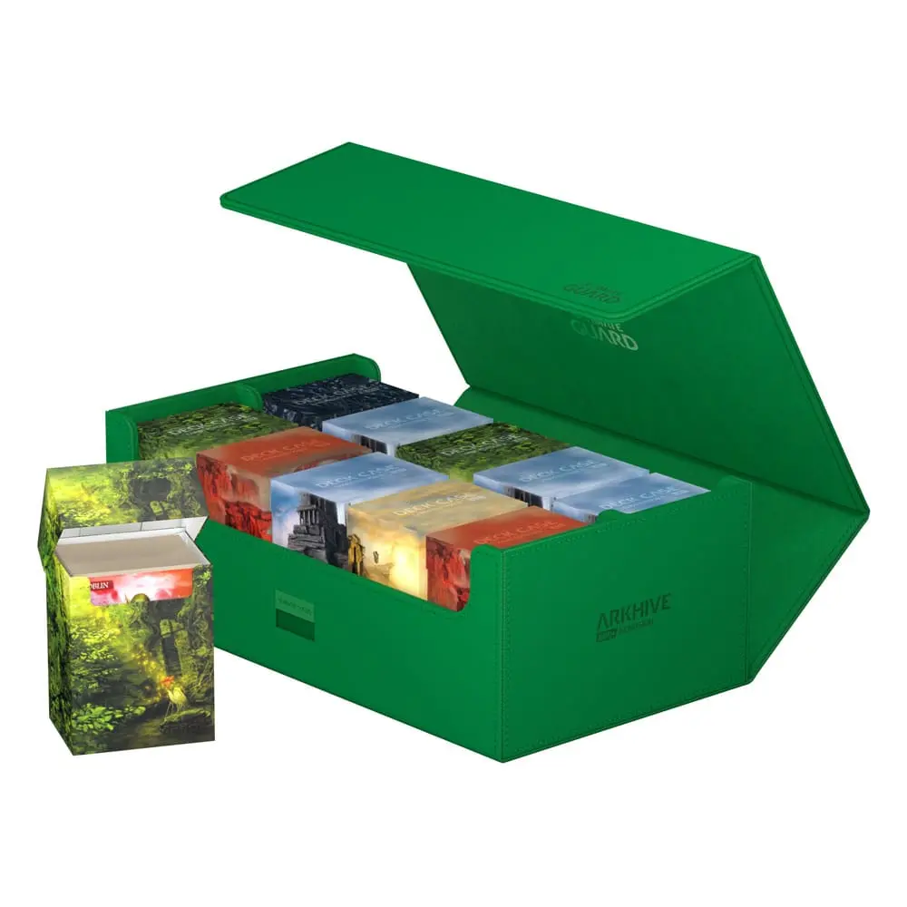 Ultimate Guard Arkhive 800+ XenoSkin Monocolor Verde poza produsului