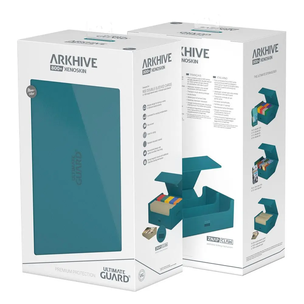 Ultimate Guard Arkhive 800+ XenoSkin Monocolor Petrol poza produsului