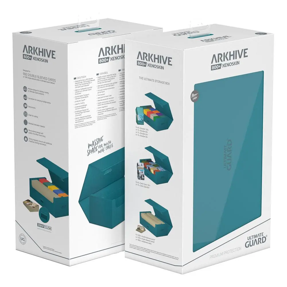 Ultimate Guard Arkhive 800+ XenoSkin Monocolor Petrol poza produsului