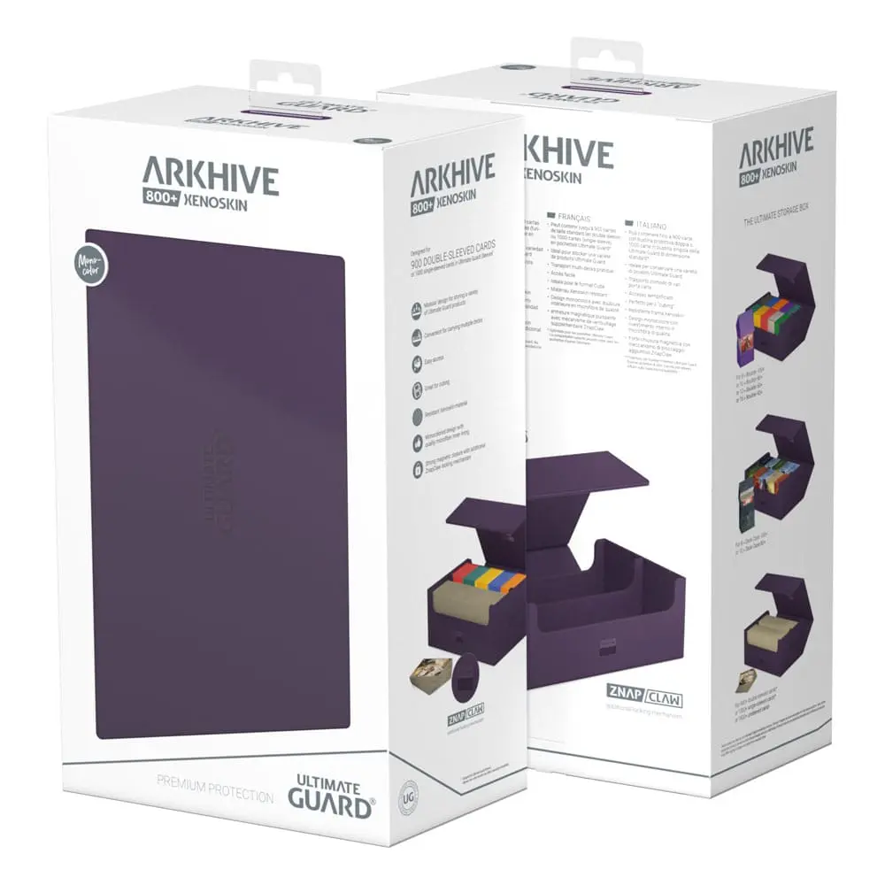 Ultimate Guard Arkhive 800+ XenoSkin Monocolor Violet poza produsului