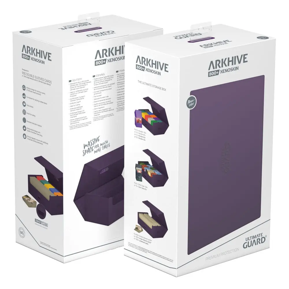 Ultimate Guard Arkhive 800+ XenoSkin Monocolor Violet poza produsului