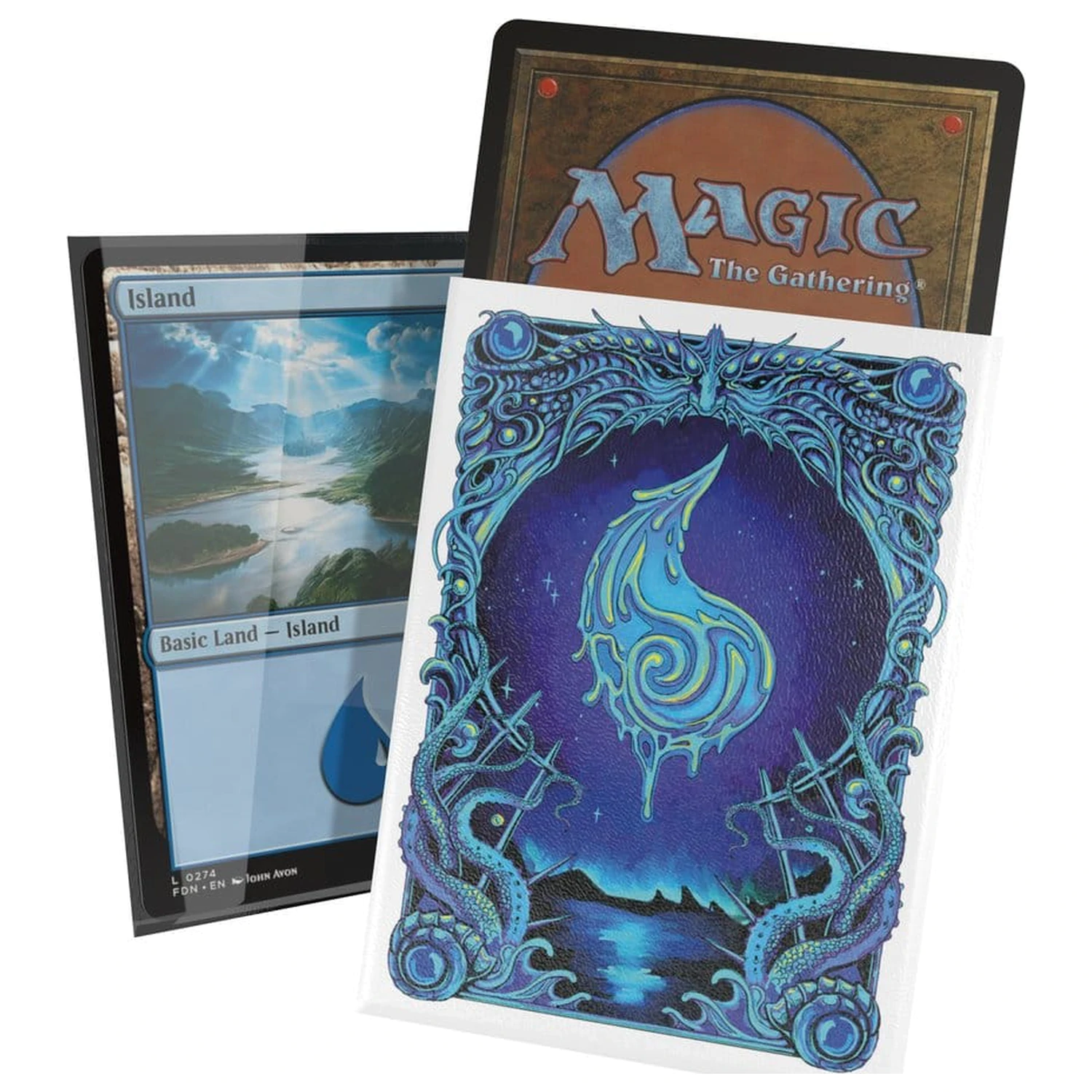 Ultimate Guard Art Sleeves Magic: The Gathering  "Mana Token" - Island poza produsului