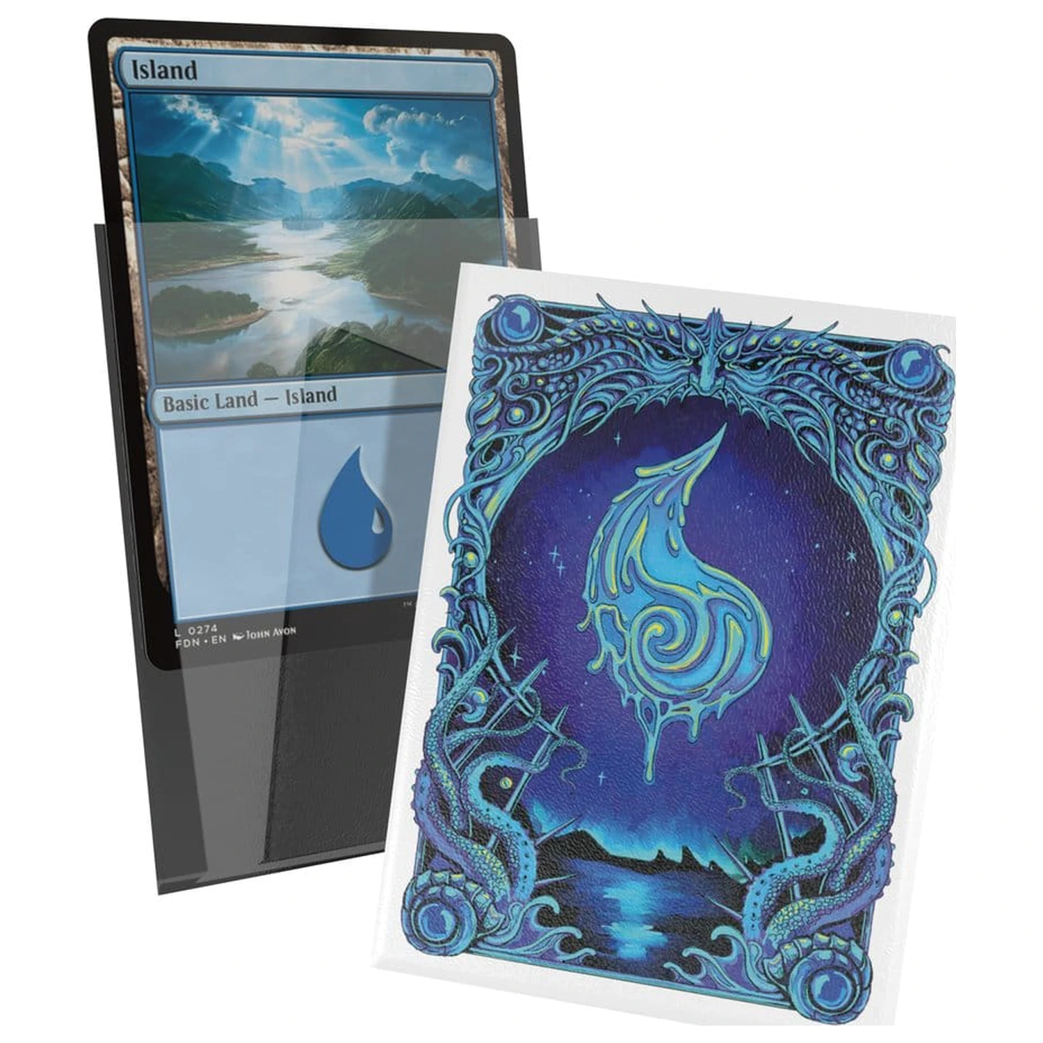 Ultimate Guard Art Sleeves Magic: The Gathering  "Mana Token" - Island poza produsului