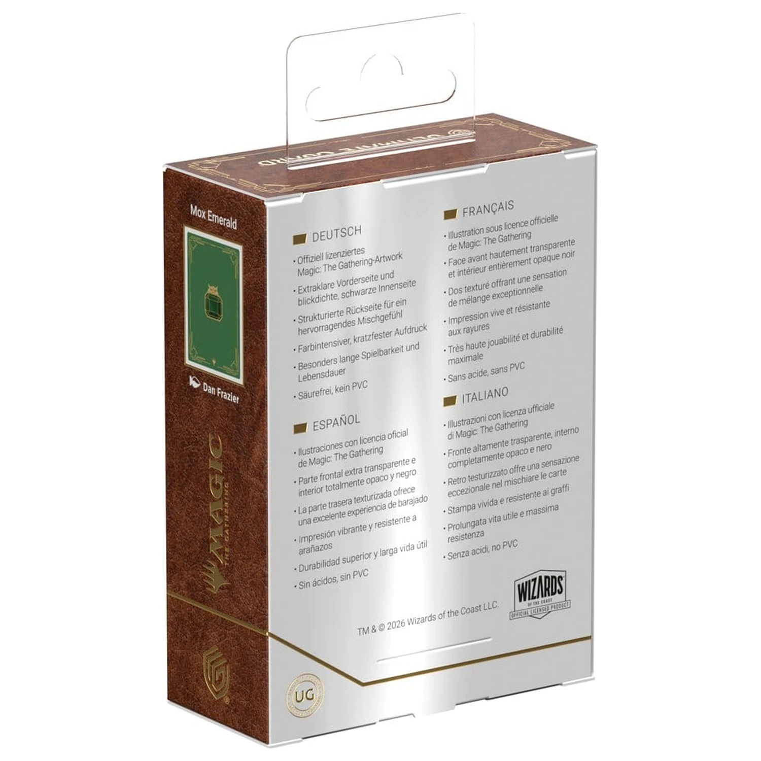 Ultimate Guard Art Sleeves Magic: The Gathering "Mox Collection" - Emerald poza produsului
