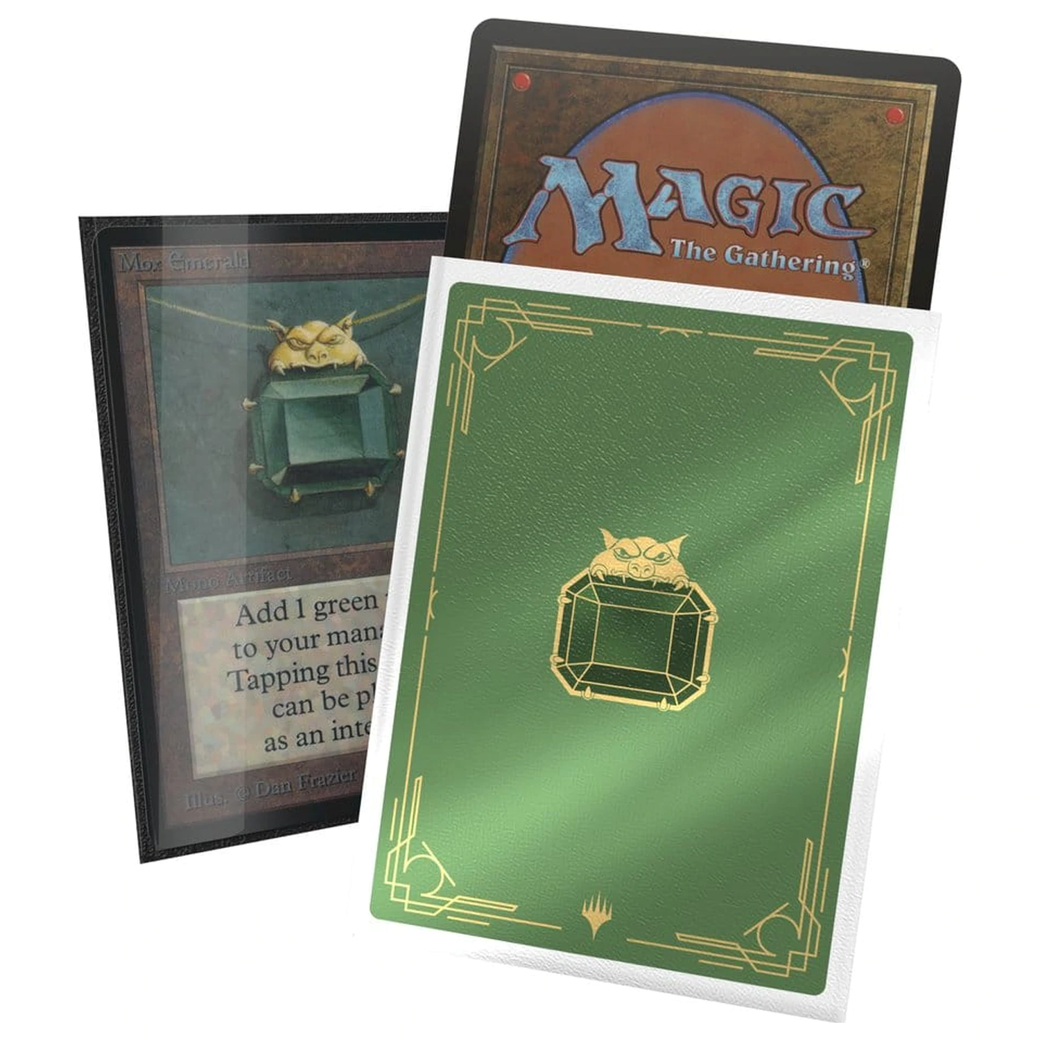 Ultimate Guard Art Sleeves Magic: The Gathering "Mox Collection" - Emerald poza produsului
