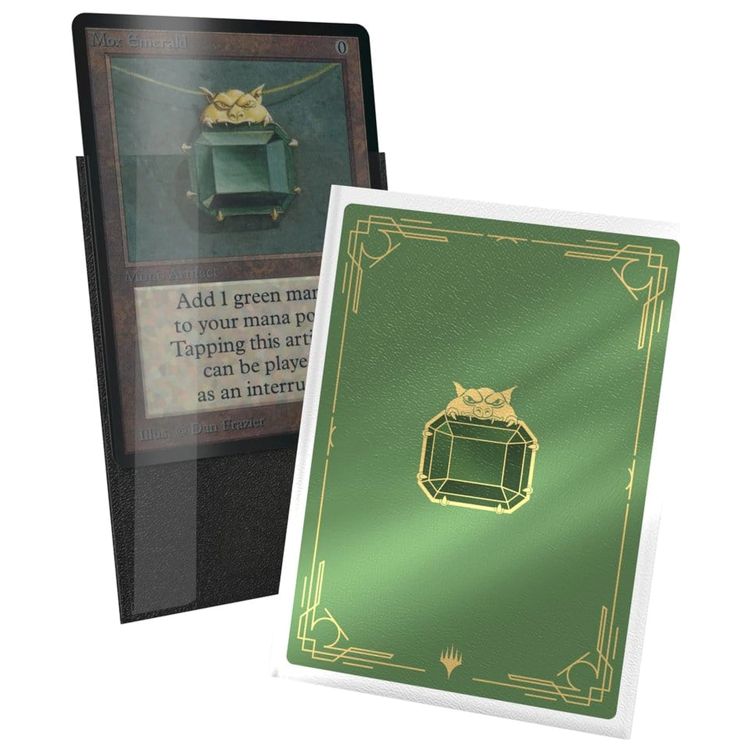 Ultimate Guard Art Sleeves Magic: The Gathering "Mox Collection" - Emerald poza produsului