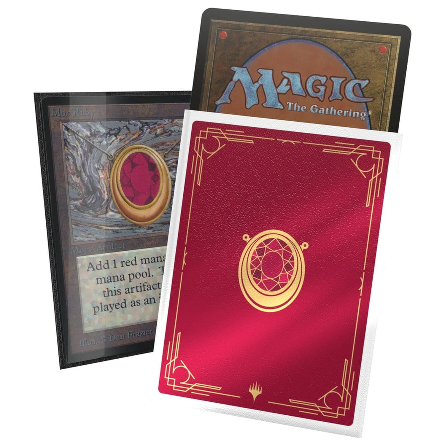 Ultimate Guard Art Sleeves Magic: The Gathering "Mox Collection" - Ruby poza produsului