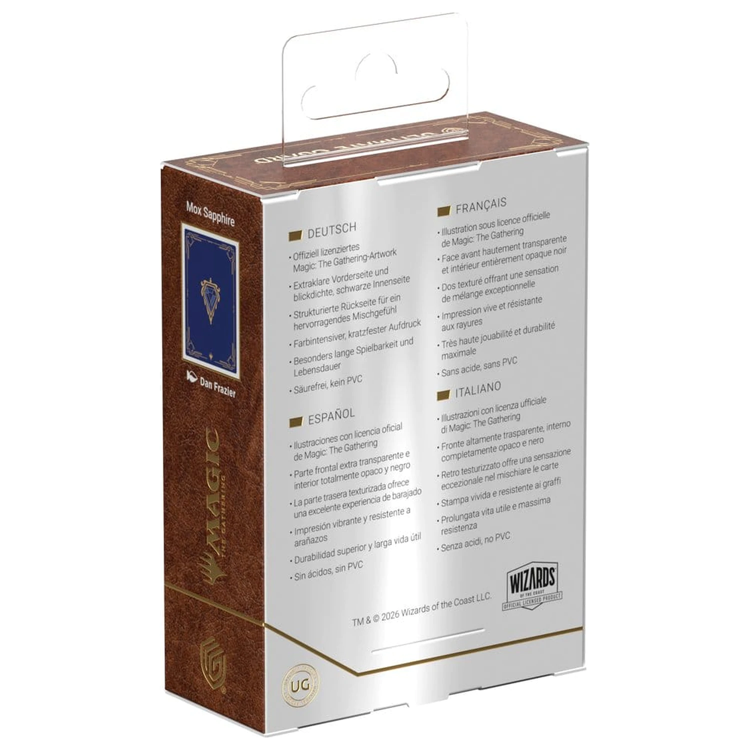 Ultimate Guard Art Sleeves Magic: The Gathering "Mox Collection" - Sapphire poza produsului