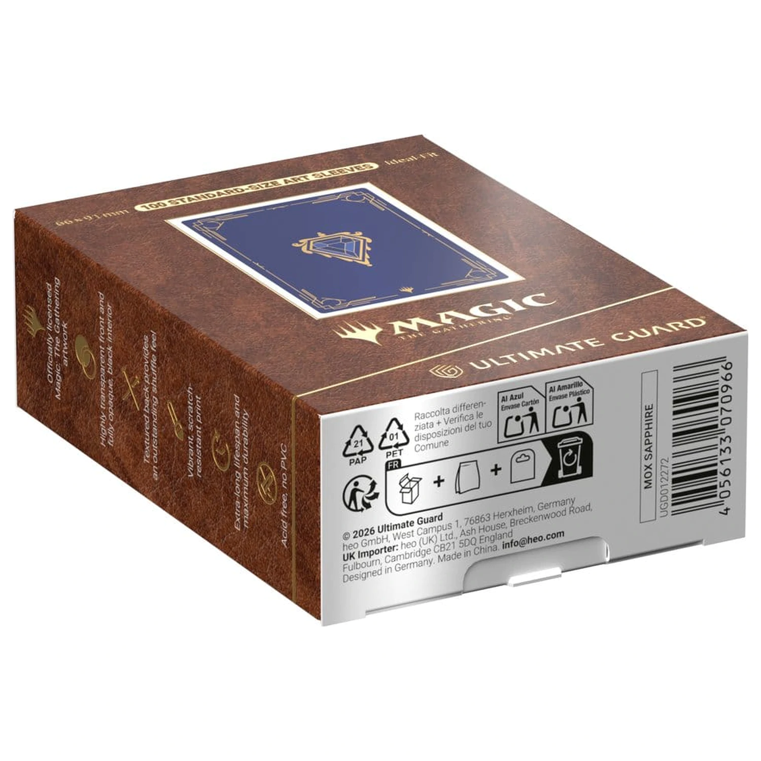Ultimate Guard Art Sleeves Magic: The Gathering "Mox Collection" - Sapphire poza produsului