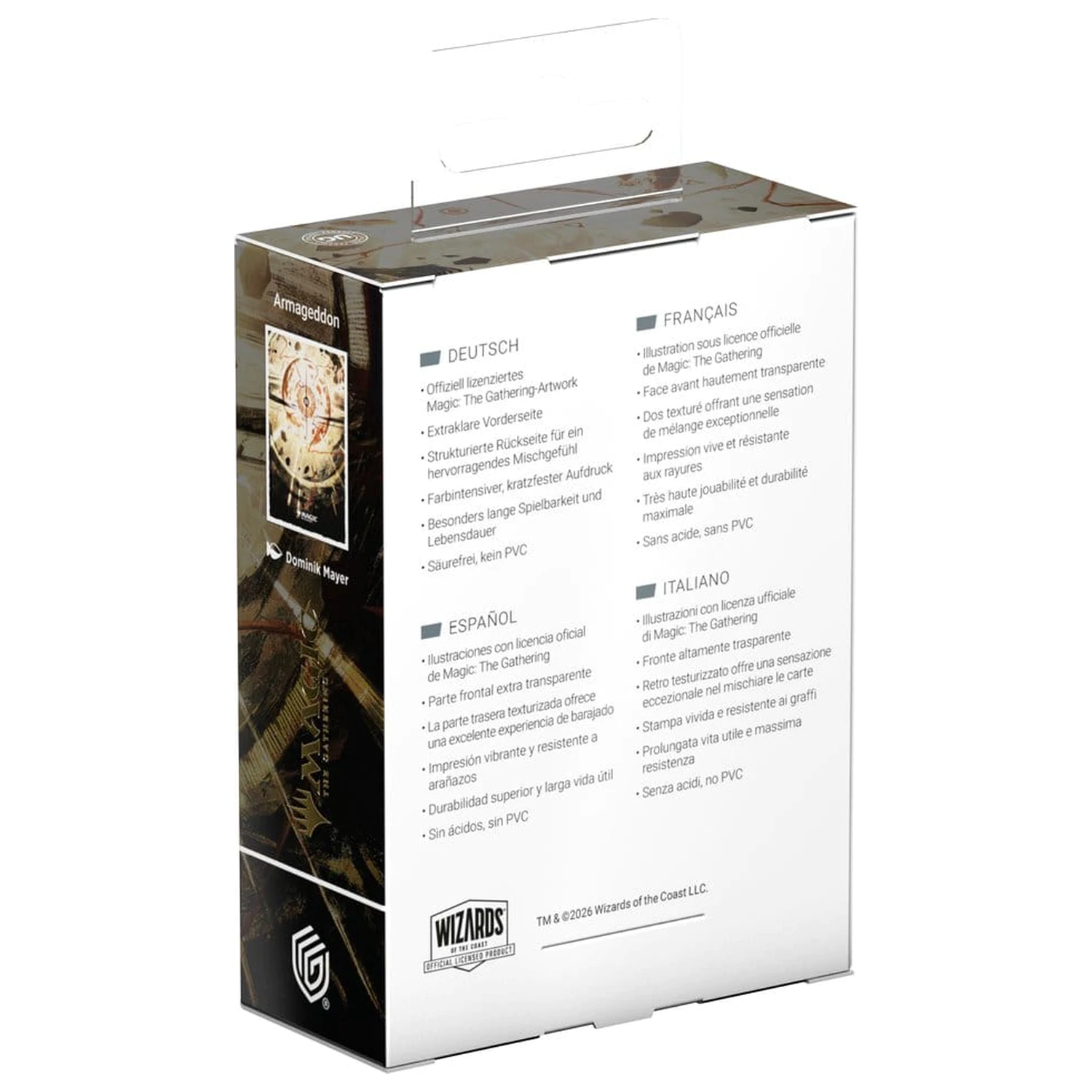 Ultimate Guard Art Sleeves Magic: The Gathering "Secrets of Strixhaven" - Armageddon poza produsului