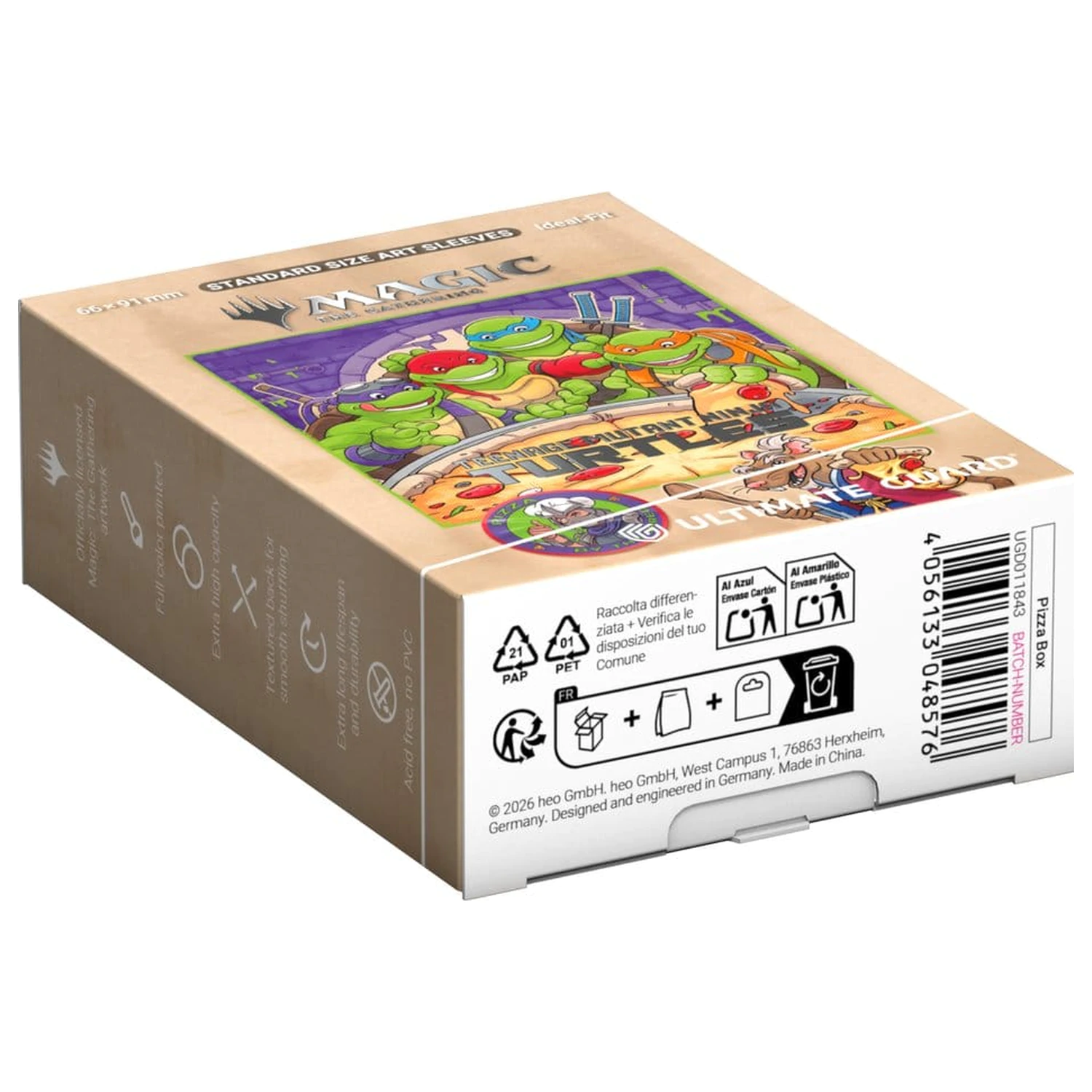 Ultimate Guard Art Sleeves Magic: The Gathering | Teenage Mutant Ninja Turtles - Pizza Box pachet de folii de protecție pentru cărți poza produsului