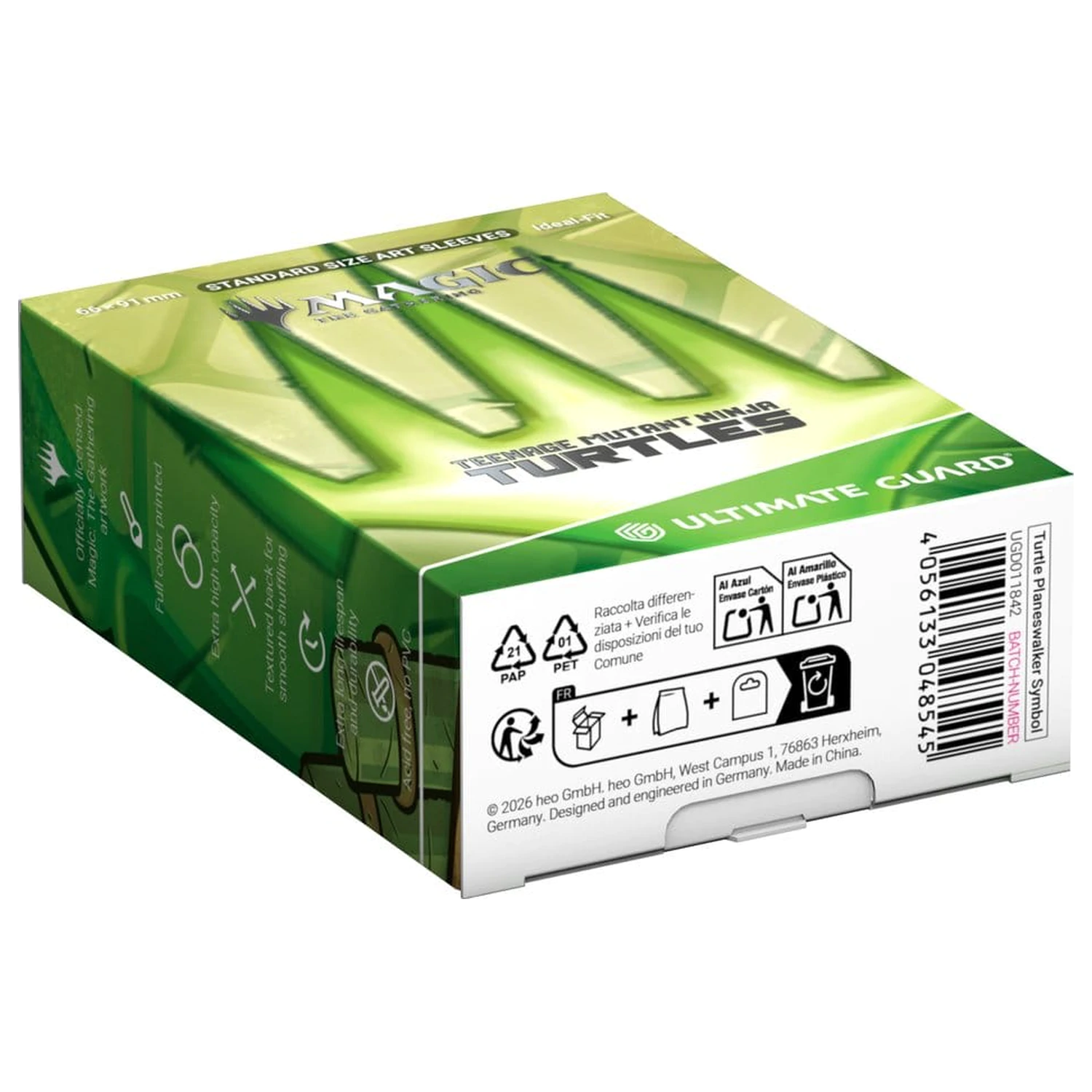 Ultimate Guard Art Sleeves Magic: The Gathering | Teenage Mutant Ninja Turtles - Turtle Planeswalker Symbol poza produsului