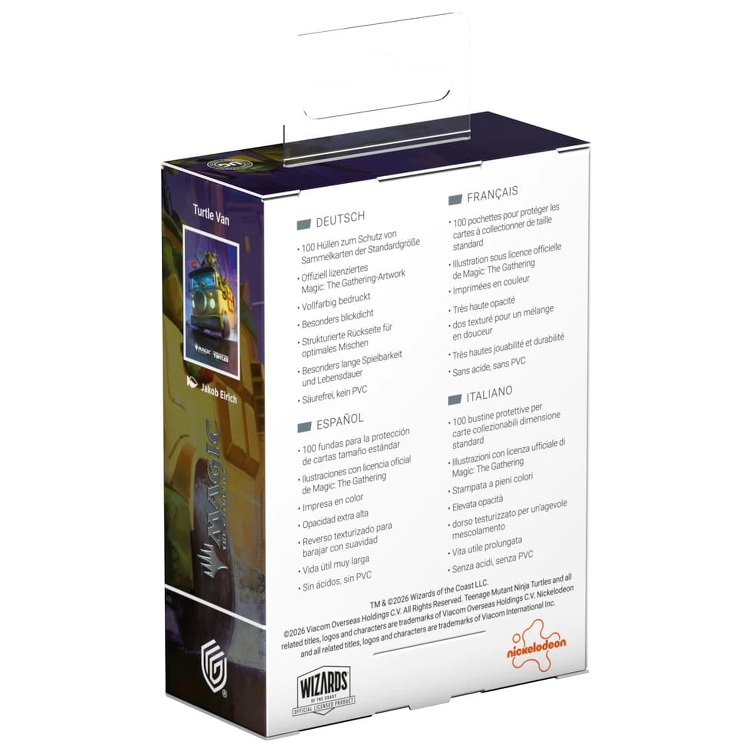 Ultimate Guard Art Sleeves Magic: The Gathering | Teenage Mutant Ninja Turtles - Turtle Van poza produsului