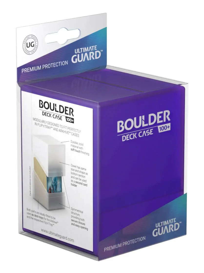 Ultimate Guard Cutie pentru Pachet Boulder 100+ Mărime Standard Ametist poza produsului