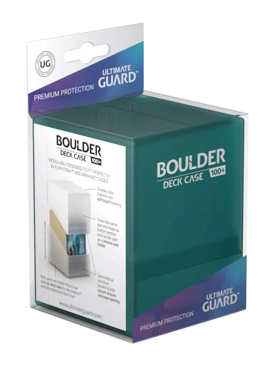 Ultimate Guard cutie pentru pachet Boulder 100+ Dimensiune Standard Malahit poza produsului