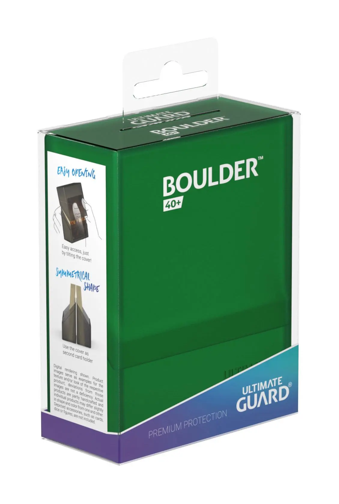 Ultimate Guard Cutie Pachet Boulder 40+ Mărime Standard Smarald poza produsului