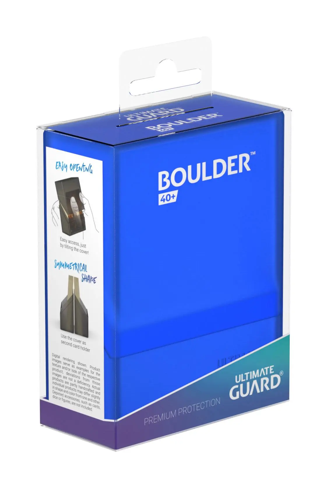 Ultimate Guard Cutie Pachet Boulder 40+ Dimensiune Standard Safir poza produsului