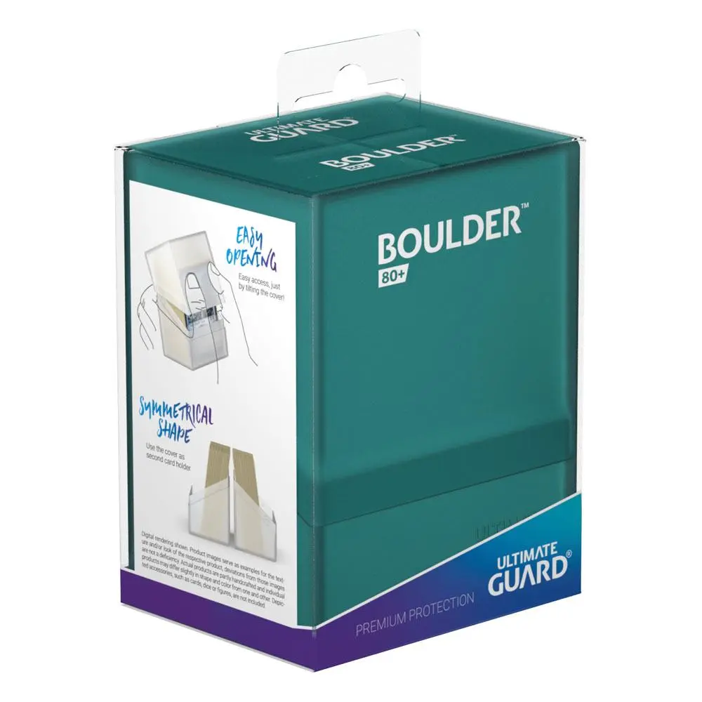 Ultimate Guard Cutie pentru pachet Boulder 80+ Mărime Standard Malachit poza produsului