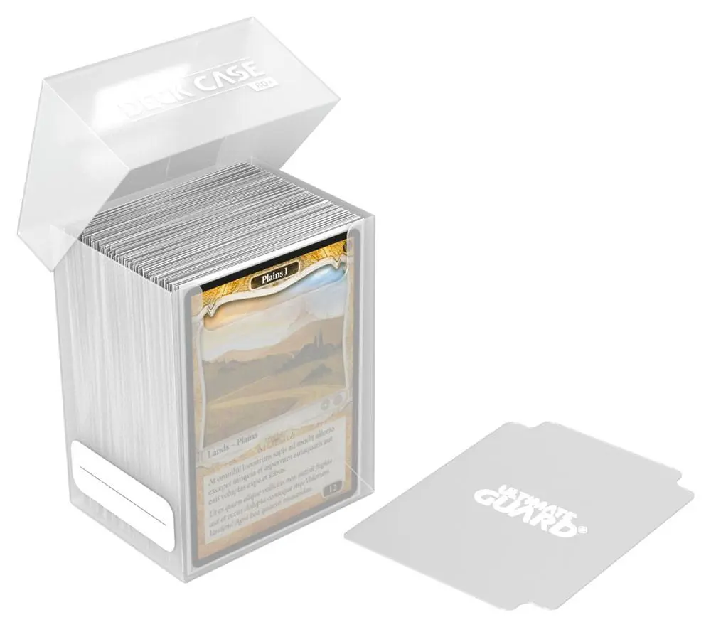 Ultimate Guard Deck Case 80+ Standard Size Transparent poza produsului