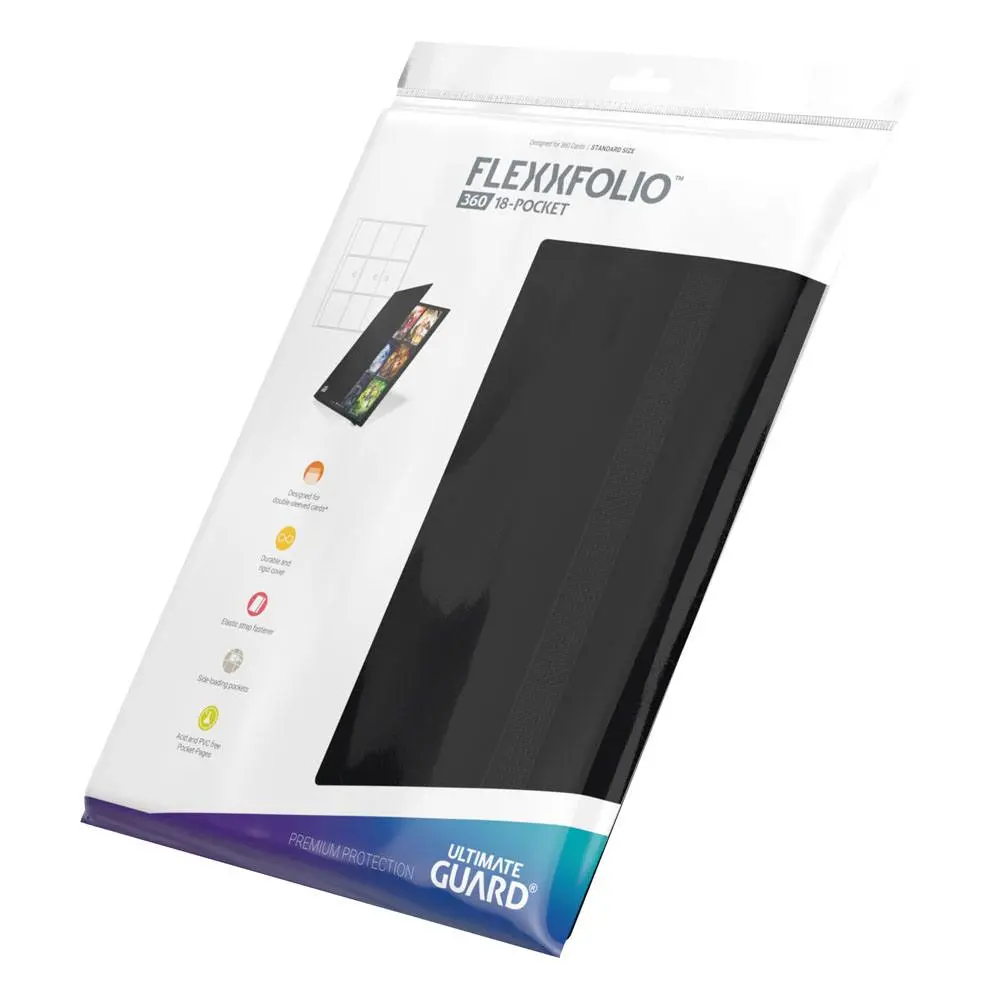 Ultimate Guard Flexxfolio 360 - 18-buzunare Negru poza produsului