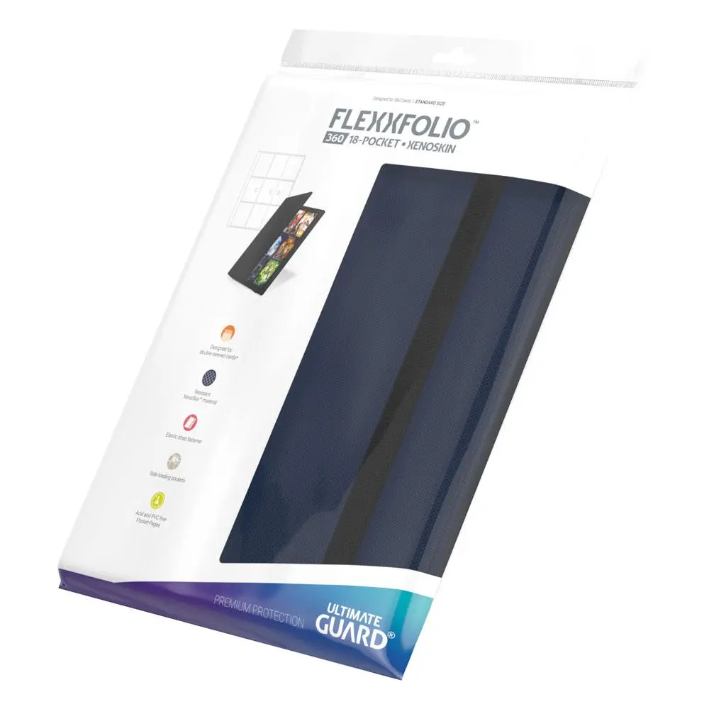 Ultimate Guard Flexxfolio 360 - 18 buzunare XenoSkin albastru poza produsului