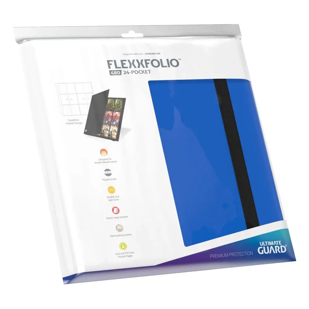 Ultimate Guard Flexxfolio 480 - 24 de buzunare (Quadrow) - Albastru poza produsului