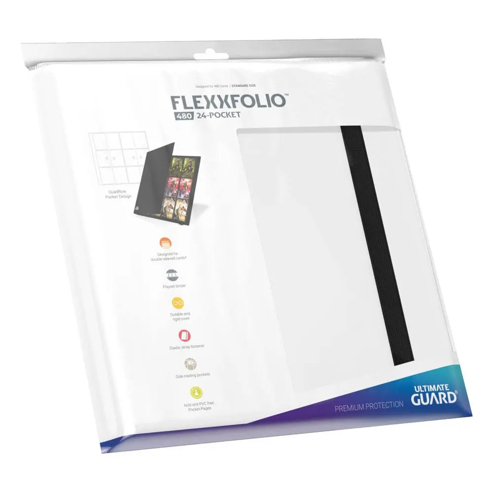 Ultimate Guard Flexxfolio 480 - 24-Buzunare (Quadrow) - Alb poza produsului