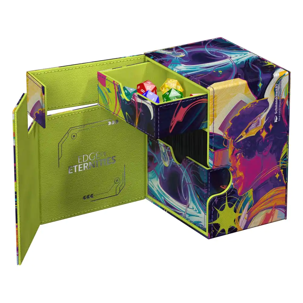 Ultimate Guard Flip'n'Tray 133+ Xenoskin Magic: The Gathering "Edge of Eternities" - Haliya and Tezzeret poza produsului