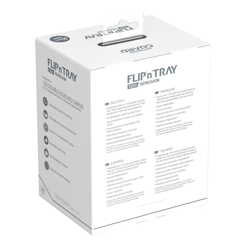 Ultimate Guard Flip`n`Tray 133+ XenoSkin Gri poza produsului