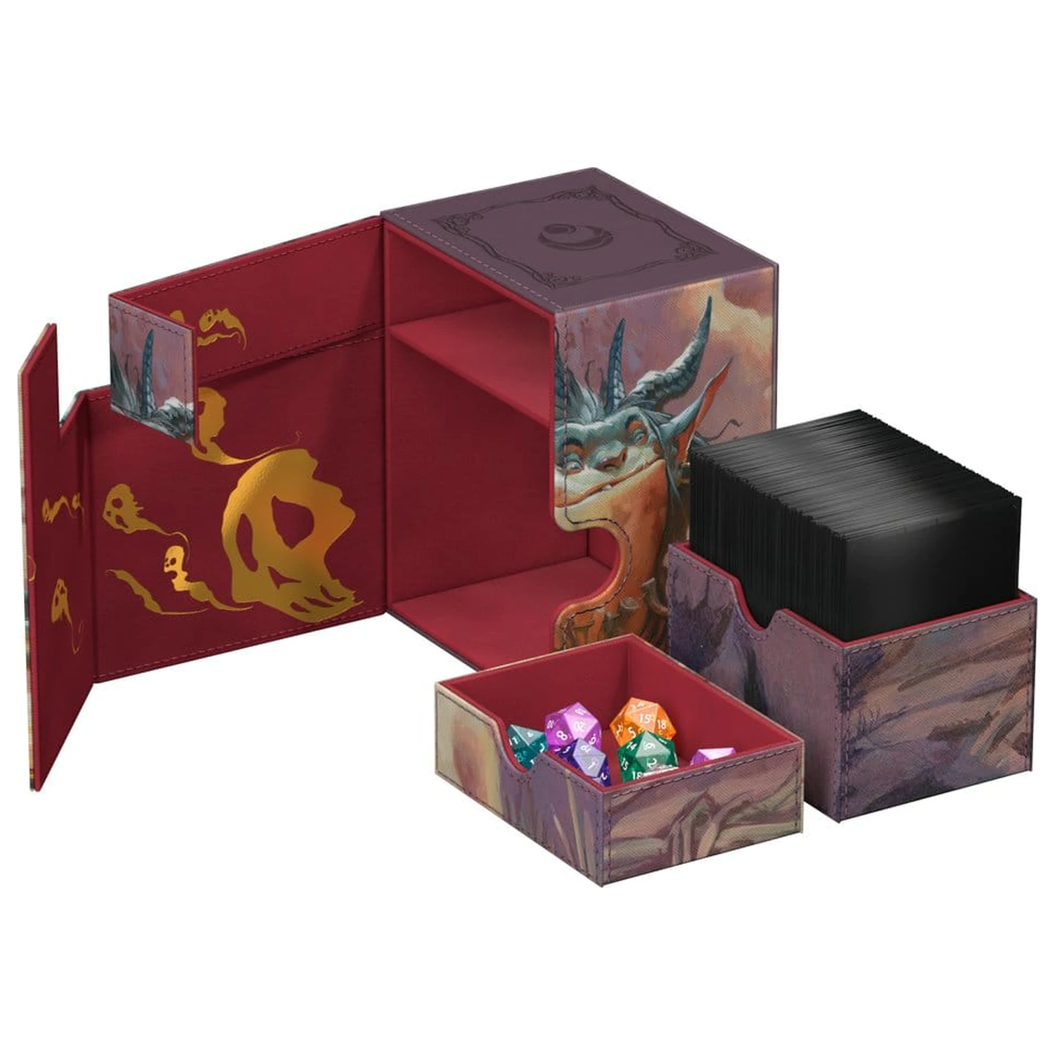 Ultimate Guard Flip'n'Tray 133+ Xenoskin Magic: The Gathering "Lorwyn Eclipsed" - Grub, Storied Matriarch poza produsului