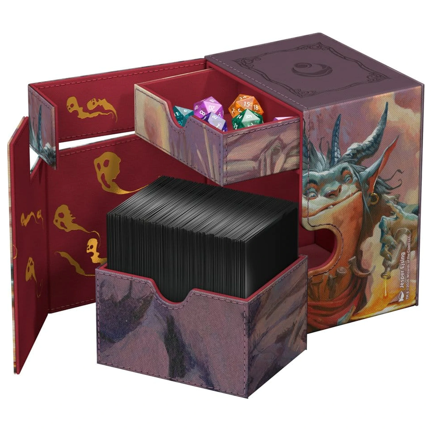 Ultimate Guard Flip'n'Tray 133+ Xenoskin Magic: The Gathering "Lorwyn Eclipsed" - Grub, Storied Matriarch poza produsului