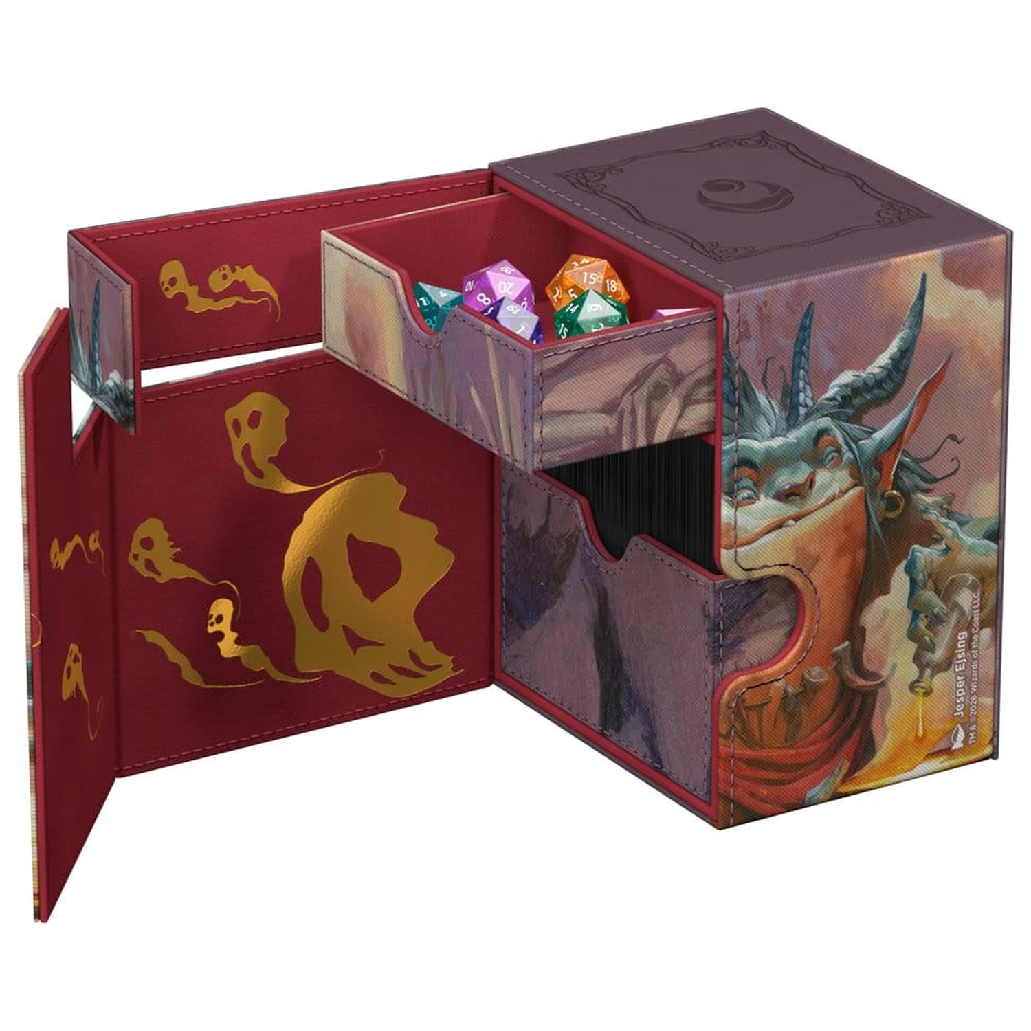 Ultimate Guard Flip'n'Tray 133+ Xenoskin Magic: The Gathering "Lorwyn Eclipsed" - Grub, Storied Matriarch poza produsului